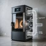 Estufa a pellet 12 kW Hermetica – Casa Pasiva
