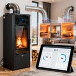 Stufa a pellet 9 kW Canalizzabile – 3 Locali
