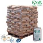Pallet di 77 sacchi di pellet Lesmar certificato ENPLUS Pin 100% 15Kg