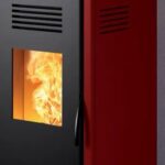 Stufa a pellet ventilata INVICTA Nuova Vieste 7.3 KW bordeaux - immagine 5