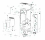 Stufa a pellet ventilata LVZ Ginevra 8 7.8 KW bordeaux - immagine 4