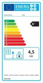 Stufa a pellet ventilata Tina 4.5 KW nero - immagine 4