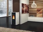 Stufa a pellet con struttura in acciaio color pergamena Ketty Evo 2.0 Nordica Extraflame - immagine 2